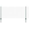 vidaXL Welded Wire Fence with Posts 50 x 1 m PVC-Coated Steel Green