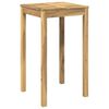 vidaXL Garden Bar Table White 60 x 60.5 x 105 cm Solid Acacia Wood