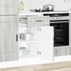 vidaXL Kitchen Base Cabinet&nbsp;Porto Grey Sonoma Engineered Wood