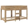 vidaXL Bunk Bed for Kids Artisan Oak 100 x 190 cm Engineered Wood