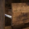 vidaXL Desk with Drawer Smoked Oak 90 x 37.5 x 75 cm Engineered Wood