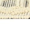 vidaXL Rug Handwoven Wool 160x230 cm White/Black