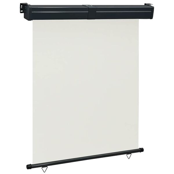 vidaXL Balcony Side Awning 145x250 cm Cream