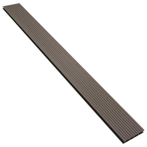 vidaXL Decking Board 6 pcs Dark Brown WPC