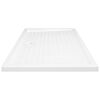 vidaXL Shower Base Tray with Dots White 80x120x4 cm ABS