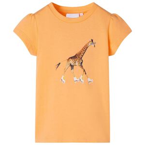 vidaXL Kids' T-shirt Bright Orange 116