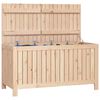 vidaXL Garden Storage Box 121x55x64 cm Solid Wood Pine