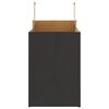 vidaXL Paper Bags 250 pcs with Handles Black 32x17x25 cm