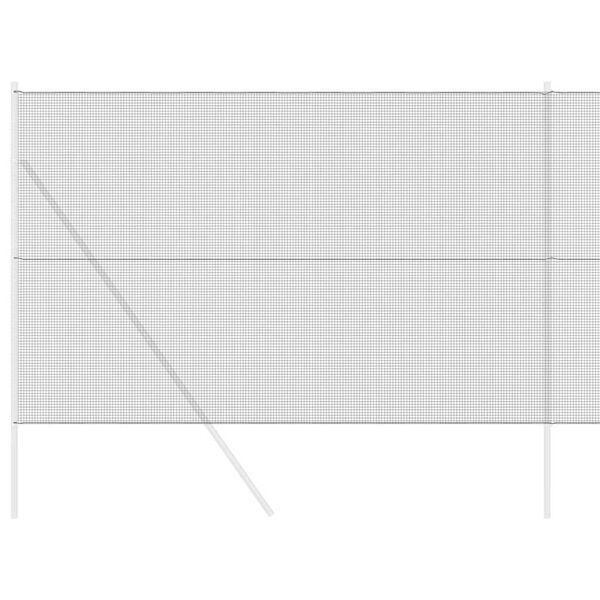 vidaXL Welded Wire Fence Grey 1.5 x 50 m Steel