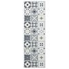 vidaXL Rug Runner ORIZ 1150 gsm Grey and Black