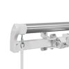 vidaXL Awning Frame Manual White 400 x 350 cm Aluminium