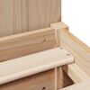 vidaXL Bookcase Bed without Mattress 120x190 cm Small Double Solid Wood Pine