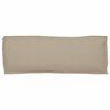 vidaXL Pallet Cushion for Bench Taupe 110 x 40 x 8 cm Oxford fabric