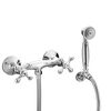 SCH&Uuml;TTE 2-Handle Shower Mixer with Hand Shower ELK Chrome