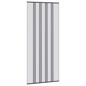 vidaXL Insect Door Screen with Mesh Curtain Black 110 x 240 cm