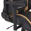 vidaXL Gaming Chair Gold 70 x 71 x 136 cm Artificial Leather