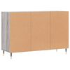 vidaXL Sideboard Grey Sonoma 103.5x35x70 cm Engineered Wood
