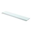 vidaXL Glass Panel | Set of 2 | Clear | Tempered glass | 90x15 cm | Durable
