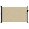 vidaXL Retractable Side Awning Beige 117x300 cm