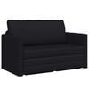 vidaXL Sofa Bed Black 124 x 71 x 78 cm Velvet