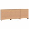 vidaXL Sideboard 3 pcs Artisan Oak 70 x 41 x 75 cm Engineered Wood