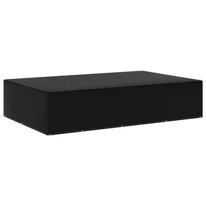 vidaXL Garden Furniture Cover | Black | Polyethylene | 325x205x70 cm