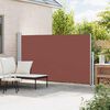 vidaXL Patio Retractable Side Awning 180x300 cm Brown