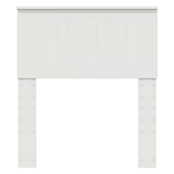 vidaXL Headboard with Headboard White 75 cm Engineered wood