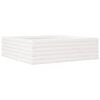 vidaXL Garden Planter White 80x80x23 cm Solid Wood Pine