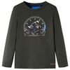 Kids' T-shirt with Long Sleeves Khaki 116