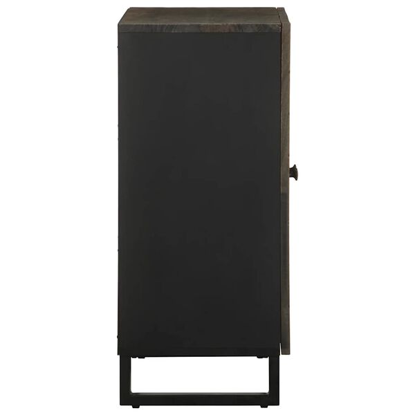 vidaXL Sideboard Black 60x33x75 cm Solid Wood Mango