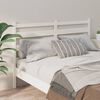 vidaXL Bed Headboard White 156x4x100 cm Solid Wood Pine