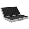 vidaXL Gun Case Aluminium ABS Silver