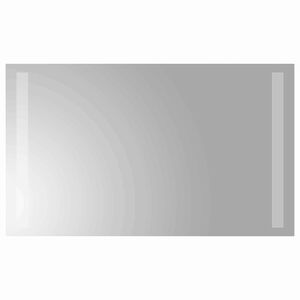 vidaXL LED Bathroom Mirror Transparent 50 x 30 cm Tempered Glass