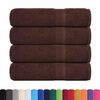vidaXL Bath Towels "FROGN" 4 pcs Brown 100x150 cm 360 gsm