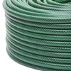 vidaXL Garden Hose with Fitting Set Green 0.5" 100 m PVC