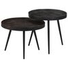 vidaXL Nesting Coffee Tables 2 pcs Iron