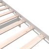vidaXL Bed Frame without Mattress White Solid Wood Pine Double