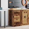 vidaXL Garage Storage Cabinet Old Wood 40x51x85 cm Solid Wood Pine