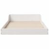 vidaXL Bed Frame White 100 x 220 cm Solid Pine Wood