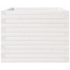 vidaXL Garden Planter White 60x60x49.5 cm Solid Wood Pine