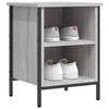 vidaXL Shoe Cabinet Grey Sonoma 38x35x50 cm Engineered Wood