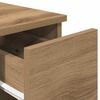 vidaXL Bedside Cabinet with Drawer Artisan Oak 20x36x60 cm