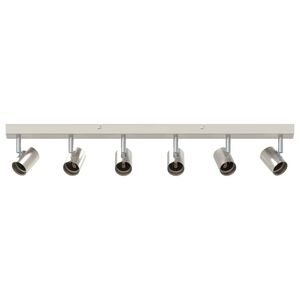 vidaXL Ceiling Spotlight Nickel 73 x 6.5 x 11.5 cm Metal