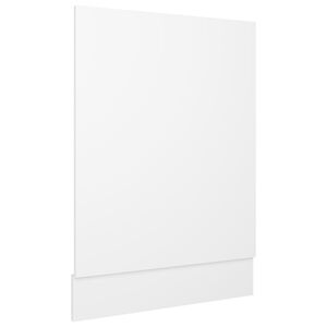 vidaXL Dishwasher Panel Lyon White 45x3x67 cm Engineered Wood