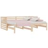vidaXL Pull-out Day Bed without Mattress 2x(80x200)cm