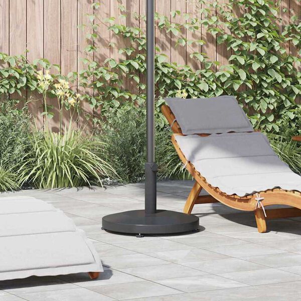 vidaXL Parasol Base Dark Grey 48 x 48 x 32 cm