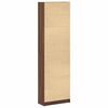 vidaXL Wardrobe with Shelf Brown Oak 55 x 25 x 189 cm Engineered Wood