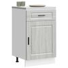 vidaXL Kitchen Base Cabinet&nbsp;Porto Grey Sonoma Engineered Wood