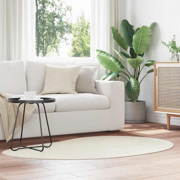 vidaXL Area Rugs Cream 120 x 170 cm Polyester